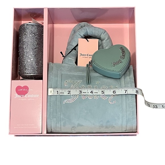 Juicy Couture Big Spender 3 Piece Set Cool Blue - Picture 3 of 6